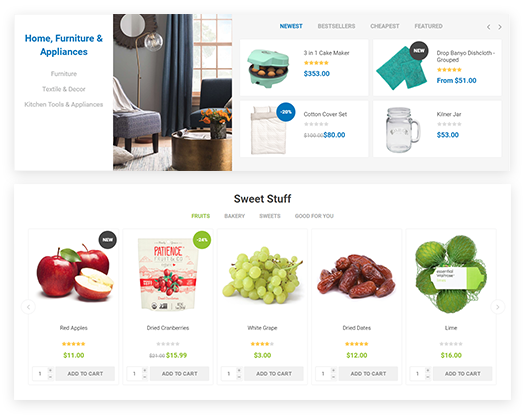 Emporium Theme Features - Smart Product Collections plugin included