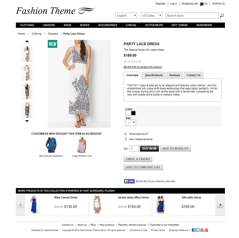 Fashion nopCommerce Theme | Premium Ecommerce Templates | Nop-Templates.com